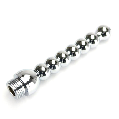 Metal Anal Douche Nozzle Beaded